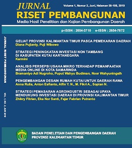 Jurnal Riset Pembangunan Volume 1 Nomor 2 2018